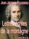 Lettres écrites de la montagne